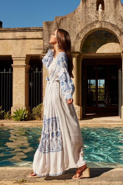 casual dresses moroccan embroidery maxi dress self tie boho v-neck tassle white female 2021 spring summer, Black;gray
casual dresses moroccan embroidery maxi dress self tie boho v-neck tassle white female 2021 spring summer, Black;gray