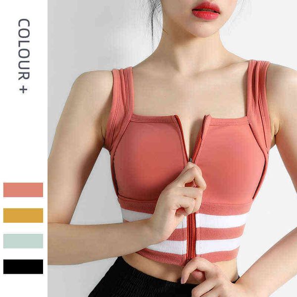 women's camisoles tanks sports running shockproof bra women gather the zipper before fitns, and wear a rimls yoga vt outside the sports, White
women's camisoles tanks sports running shockproof bra women gather the zipper before fitns, and wear a rimls yoga vt outside the sports, White