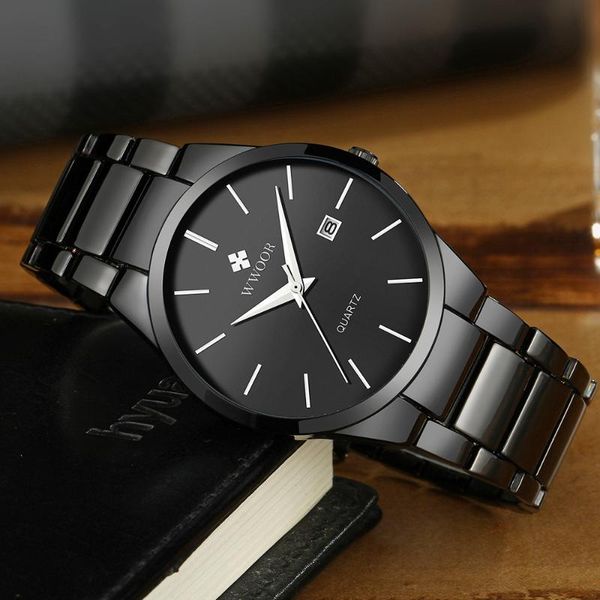 wristwatches wwoor 2021 men stainless steel fashion black watch business waterproof date relogios masculino, Slivery;brown
wristwatches wwoor 2021 men stainless steel fashion black watch business waterproof date relogios masculino, Slivery;brown