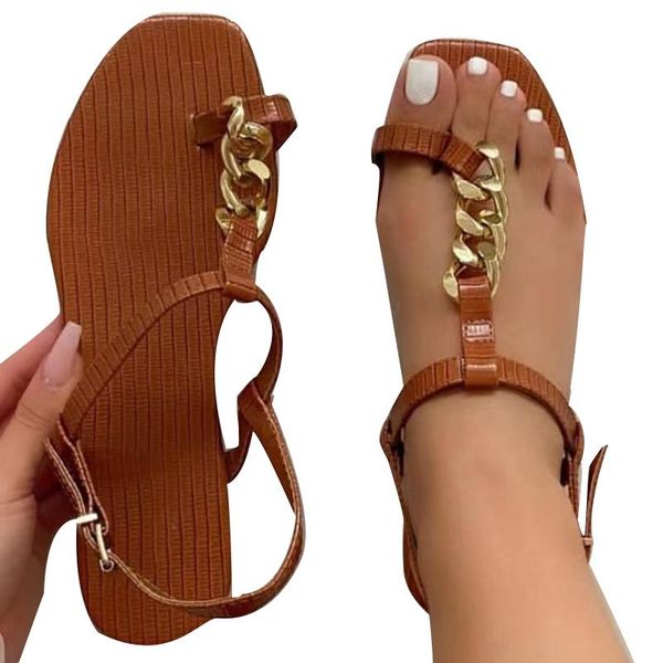 comfortable fashion solid buckle strap ladies leisure flats female women sandals casual clip toe shoes 2021 summer chain, Black
comfortable fashion solid buckle strap ladies leisure flats female women sandals casual clip toe shoes 2021 summer chain, Black