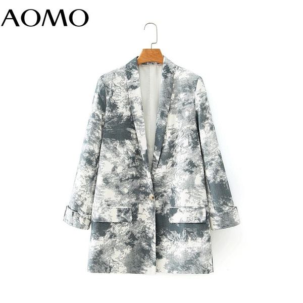 women's suit gray tie dye blazer pocket looose button long sleeve female casual outerwear chic da127a suits & blazers, White;black
women's suit gray tie dye blazer pocket looose button long sleeve female casual outerwear chic da127a suits & blazers, White;black