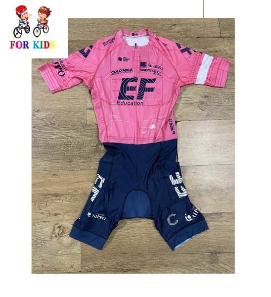 racing sets kid's laser cut skinsuit 2021 ef education first team children bodysuit short cycling jersey bike clothing maillot ropa cic, Black;blue
racing sets kid's laser cut skinsuit 2021 ef education first team children bodysuit short cycling jersey bike clothing maillot ropa cic, Black;blue