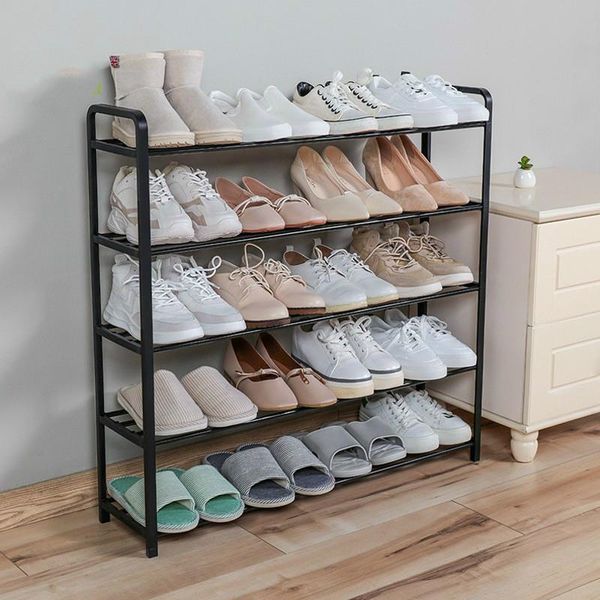 4/5 tiers steel pipe dustproof shoe rack storage organizer easy installation shoes space-saving stand cabinet shelf 20 pairs clothing & ward
4/5 tiers steel pipe dustproof shoe rack storage organizer easy installation shoes space-saving stand cabinet shelf 20 pairs clothing & ward