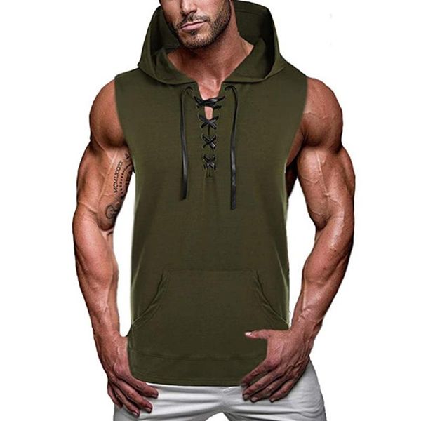 men's hoodies & sweatshirts mens sleeveless solid color hooded men fashion clothes neck with drawstring clothing summer hoodie, Black
men's hoodies & sweatshirts mens sleeveless solid color hooded men fashion clothes neck with drawstring clothing summer hoodie, Black