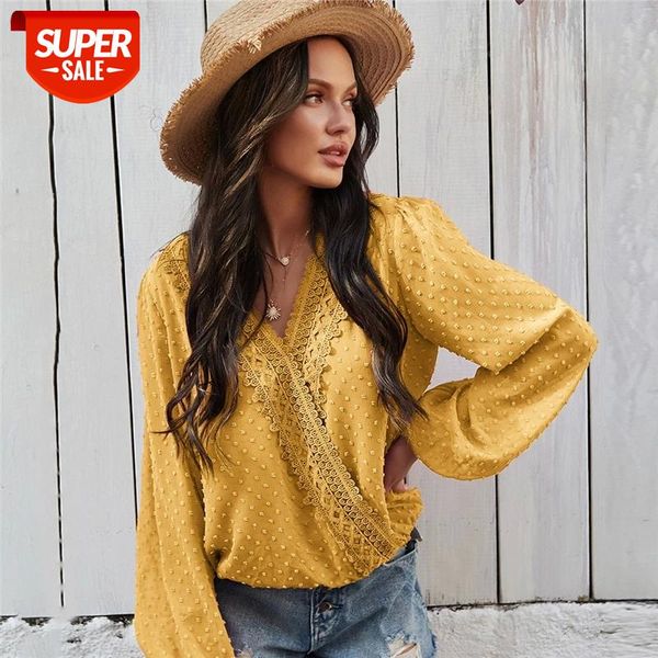 2021 new open stitch vingate women casual spring summer full sleeve blouse ladies loose solid color pullover #mp7r, White
2021 new open stitch vingate women casual spring summer full sleeve blouse ladies loose solid color pullover #mp7r, White