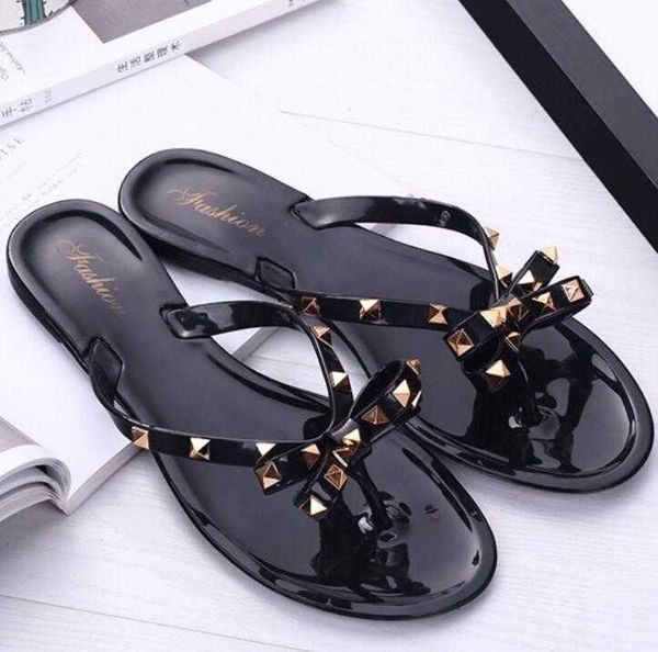 women shoes 2019 summer new sandals and slippers flat with bow rivets flip-flops garden beach zlh, Black
women shoes 2019 summer new sandals and slippers flat with bow rivets flip-flops garden beach zlh, Black