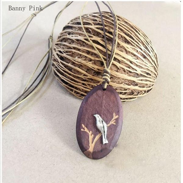 ethnic alloy bird oval wood pendant necklace for women multi rope chain fashionjewelry chunky colliers necklaces, Silver
ethnic alloy bird oval wood pendant necklace for women multi rope chain fashionjewelry chunky colliers necklaces, Silver