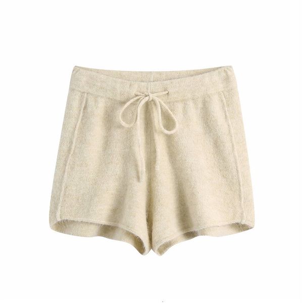 women's shorts women sprint autumn elegant drawstring high waist za khaki chic lady solid knitted woolen soft short pants lq7v, White;black
women's shorts women sprint autumn elegant drawstring high waist za khaki chic lady solid knitted woolen soft short pants lq7v, White;black