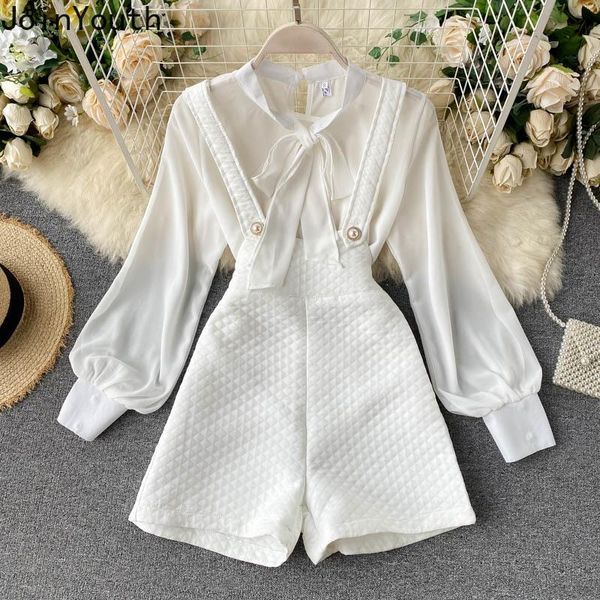 women's tracksuits joinyouth ladies temperament suit 2021 early autumn whiter long sleeve shirt all match overalls fashion two piece se, Gray
women's tracksuits joinyouth ladies temperament suit 2021 early autumn whiter long sleeve shirt all match overalls fashion two piece se, Gray