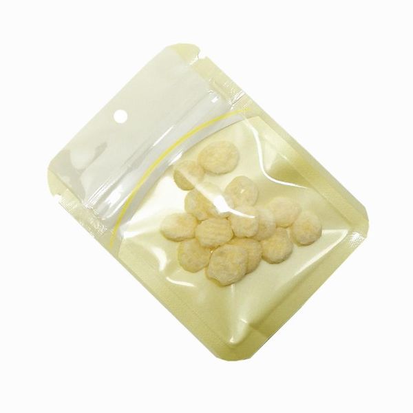 storage bags 100pcs yellow plastic macarons bag with hang hole self seal resealable tear notch food packaging pouches
storage bags 100pcs yellow plastic macarons bag with hang hole self seal resealable tear notch food packaging pouches