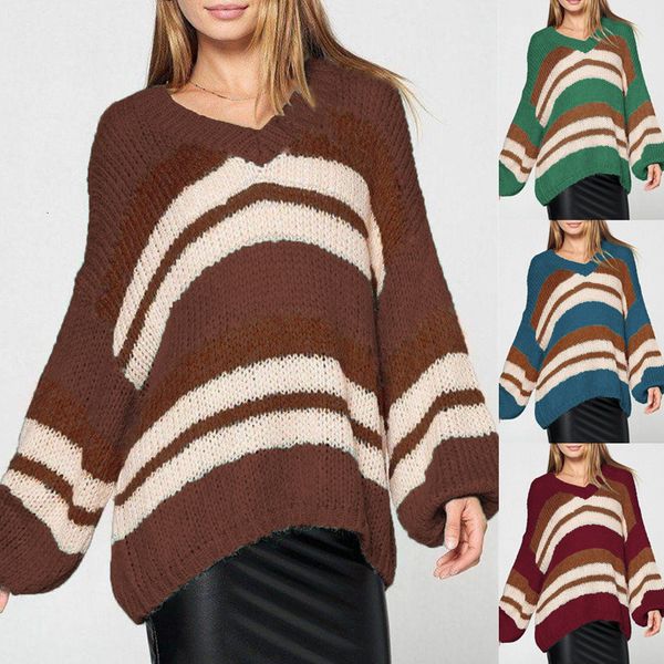 2021 casual v-neck knitted color blocking long sleeve pullover sweater women's wear, White;black
2021 casual v-neck knitted color blocking long sleeve pullover sweater women's wear, White;black