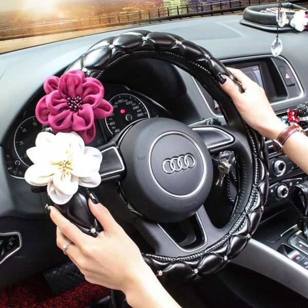 steering wheel covers luxury diamond rhinestone rose flower car cover leather covered crystal women
steering wheel covers luxury diamond rhinestone rose flower car cover leather covered crystal women