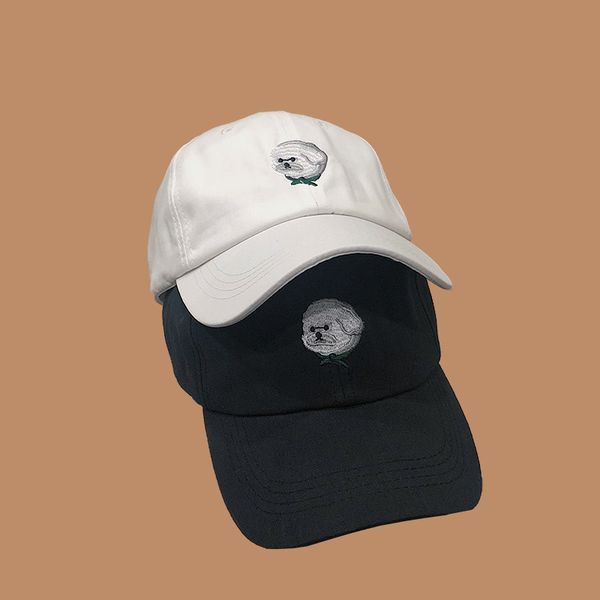 little dog baseball female autumn winter usa version lovely casual versatile soft cap student spring summer male, Black;white
little dog baseball female autumn winter usa version lovely casual versatile soft cap student spring summer male, Black;white