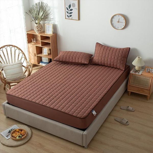 sheets & sets waterproof bed sheet with elastic band fitted home linen mattress cover queen king full twin thicken bedsheet deep 30
sheets & sets waterproof bed sheet with elastic band fitted home linen mattress cover queen king full twin thicken bedsheet deep 30