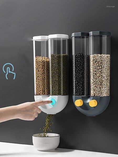 storage bottles & jars wall mounted rice box cereal dispenser moisture proof plastic automatic racks sealed food separate bucket container
storage bottles & jars wall mounted rice box cereal dispenser moisture proof plastic automatic racks sealed food separate bucket container