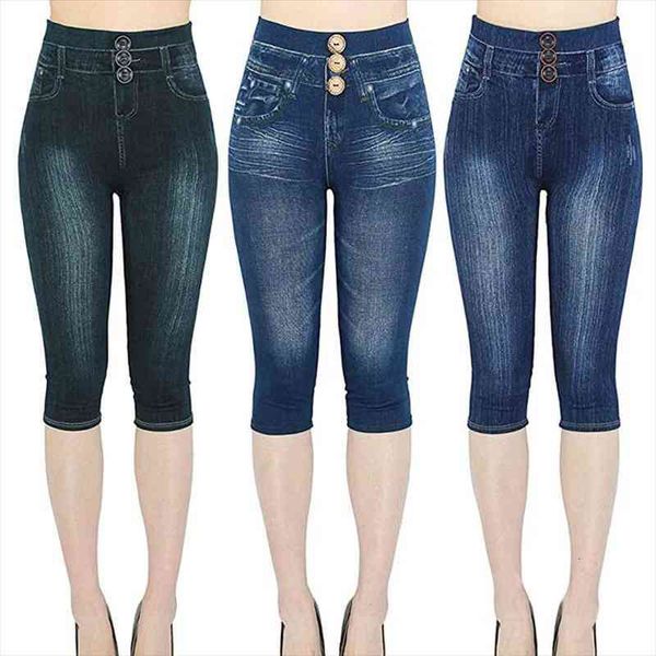 faux jeans leggings woman stretch printed short leggins pants summer breeches high waist perfect fit jeans jeggings, Black
faux jeans leggings woman stretch printed short leggins pants summer breeches high waist perfect fit jeans jeggings, Black