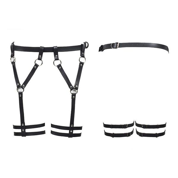belts men and women suitable performance belt personality original dark punk leg ring all-in-one hip-hop nightclub ceinture femme luxe, Black;brown
belts men and women suitable performance belt personality original dark punk leg ring all-in-one hip-hop nightclub ceinture femme luxe, Black;brown