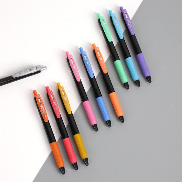 ballpoint pens jianwu 1pcs japan zebra colorful ink pen 0.5mm retractable shiny metallic painting gel school stationery supplies, Blue;orange
ballpoint pens jianwu 1pcs japan zebra colorful ink pen 0.5mm retractable shiny metallic painting gel school stationery supplies, Blue;orange