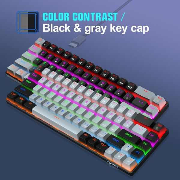 keyboards gaming mechanical keyboard blue axis red 68key wired anti-ghosting rgb/ mix backlit led type-c for gamer pc laptop
keyboards gaming mechanical keyboard blue axis red 68key wired anti-ghosting rgb/ mix backlit led type-c for gamer pc laptop
