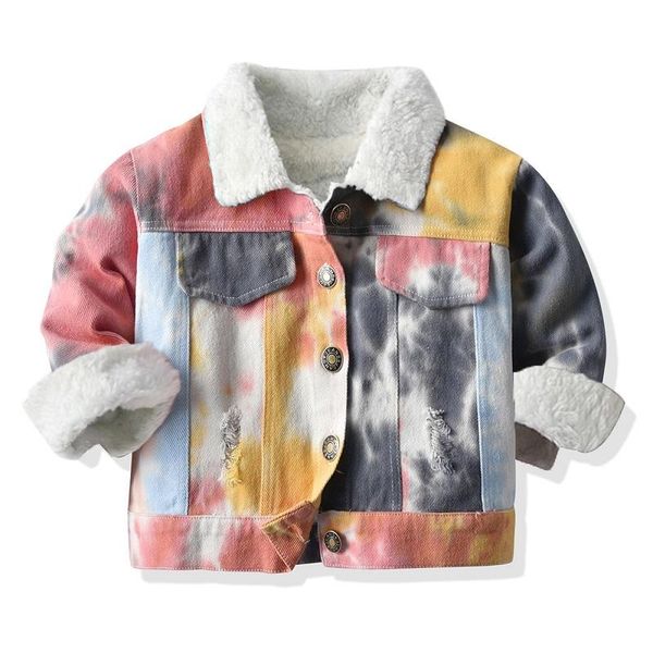 jackets children's clothing autumn and winter tie dyed long sleeve thickened jeans 0-8-year-old baby lamb cashmere jacket, Blue;gray
jackets children's clothing autumn and winter tie dyed long sleeve thickened jeans 0-8-year-old baby lamb cashmere jacket, Blue;gray