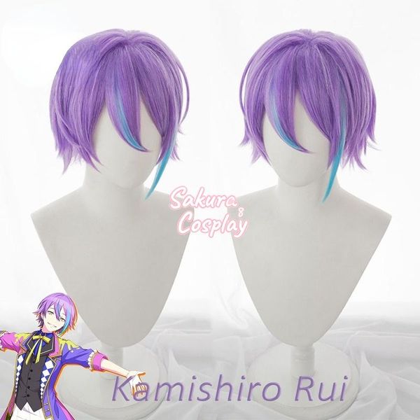 other event & party supplies kamishiro rui cosplay short purple blue mixed color costume heat resistant synthetic hair halloween carnival +
other event & party supplies kamishiro rui cosplay short purple blue mixed color costume heat resistant synthetic hair halloween carnival +