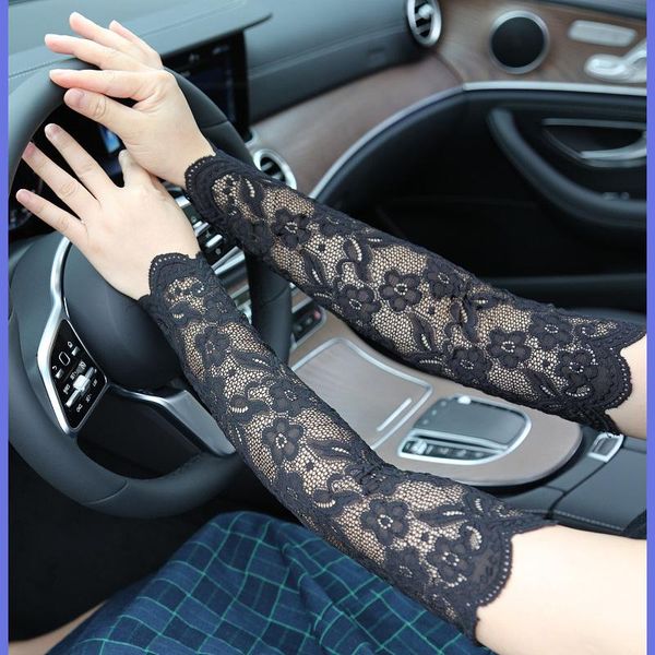 five fingers gloves 38cm summer women uv sunscreen sport cycling fingerless lace sun mitten sleeve flowers silk touch screen driving glo, Blue;gray
five fingers gloves 38cm summer women uv sunscreen sport cycling fingerless lace sun mitten sleeve flowers silk touch screen driving glo, Blue;gray