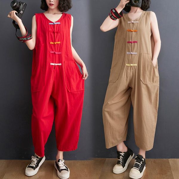 women's jeans wind big pocket jumpsuits fat mm yards dress color buckle slacks wide-legged pants thick legs nine points, Blue
women's jeans wind big pocket jumpsuits fat mm yards dress color buckle slacks wide-legged pants thick legs nine points, Blue