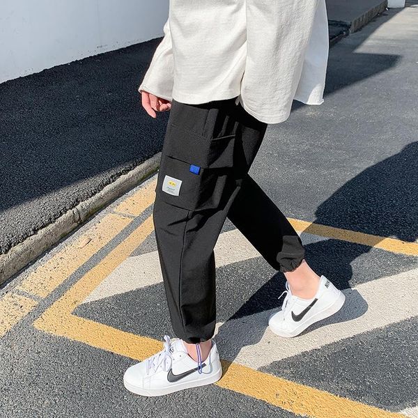 men's pants straight loose the trend of student nine-point hong kong style spring casual handsome and versatile, Black
men's pants straight loose the trend of student nine-point hong kong style spring casual handsome and versatile, Black