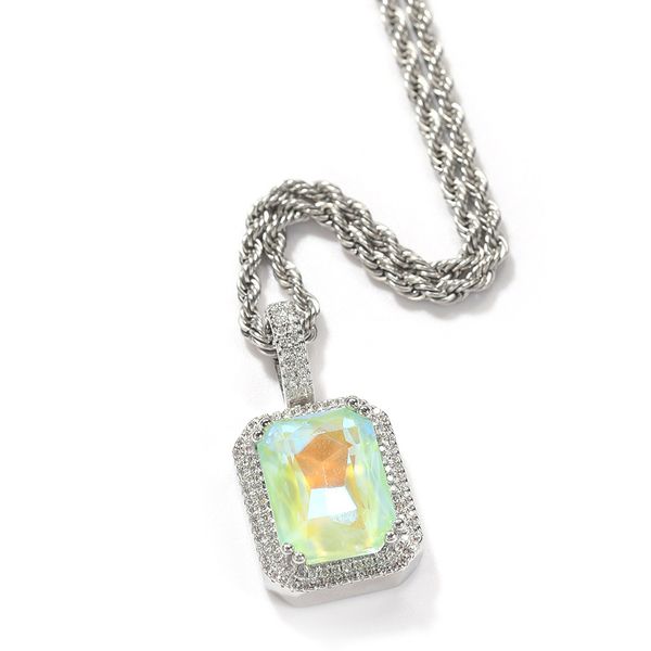 mens hip hop necklace jewelry fashion fluorescent square gem pendant red pink gemstone necklaces with 3mm*24inch twist chain, Silver
mens hip hop necklace jewelry fashion fluorescent square gem pendant red pink gemstone necklaces with 3mm*24inch twist chain, Silver