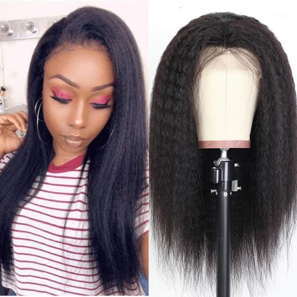kinky straight lace closure human hair wig 180% density remy pre plucked 10-26 inches 4x4 bone striaght peuvian wigs1, Black;brown
kinky straight lace closure human hair wig 180% density remy pre plucked 10-26 inches 4x4 bone striaght peuvian wigs1, Black;brown