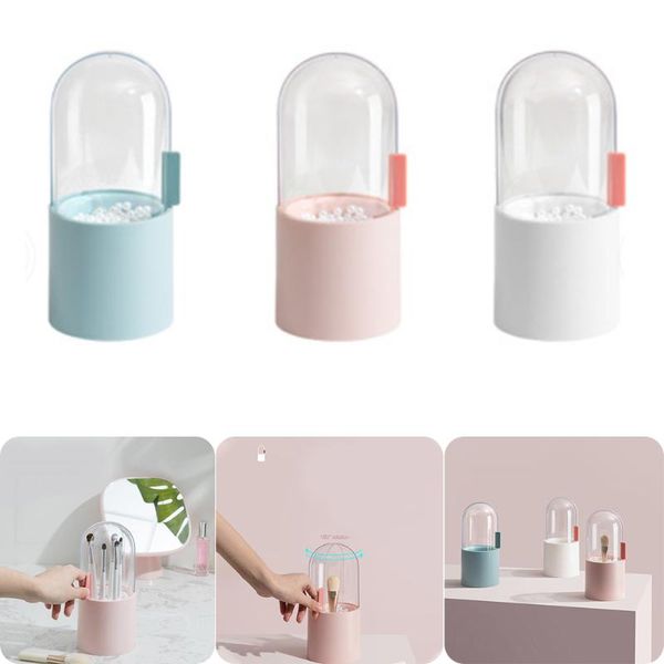 storage boxes & bins makeup brushes and pencil holder 8.7" height cosmetics organizer with clear lid slide window brush tools
storage boxes & bins makeup brushes and pencil holder 8.7" height cosmetics organizer with clear lid slide window brush tools