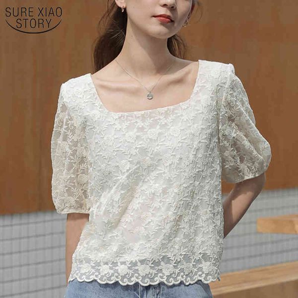 fashion clothing woemn blusas mujer de moda puff sleeve summer shirts vintage short lace blouses korean 10219 210508, White
fashion clothing woemn blusas mujer de moda puff sleeve summer shirts vintage short lace blouses korean 10219 210508, White