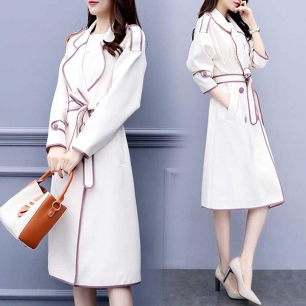 women's trench coats elegant windbreaker mid-length autumn double-breasted knee-length thin stand collar loose pocket coat beaded z378, Tan;black
women's trench coats elegant windbreaker mid-length autumn double-breasted knee-length thin stand collar loose pocket coat beaded z378, Tan;black