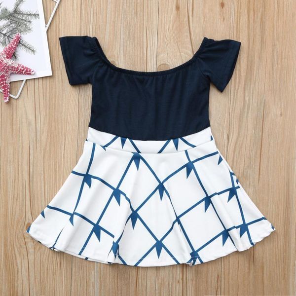 girl's dresses infant toddler baby girls dress summer fashion dark blue short-sleeved one-shoulder stitching pattern printing cute skir, Red;yellow
girl's dresses infant toddler baby girls dress summer fashion dark blue short-sleeved one-shoulder stitching pattern printing cute skir, Red;yellow