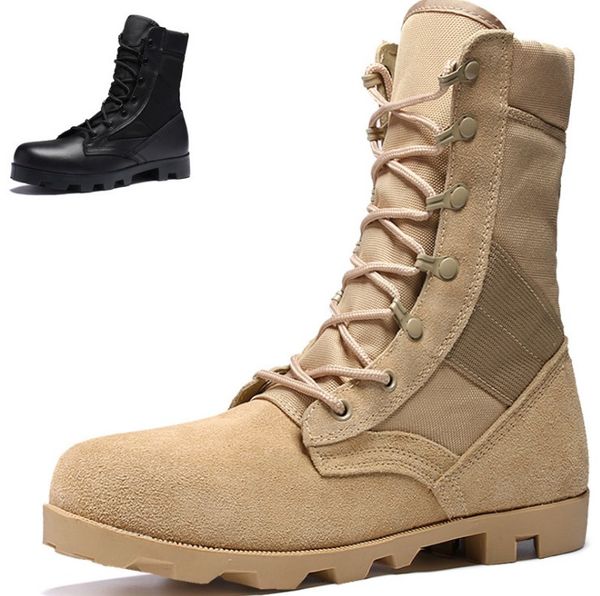 men military tactical men's boots special force leather waterproof desert boot combat ankle army work mens shoes, Black
men military tactical men's boots special force leather waterproof desert boot combat ankle army work mens shoes, Black