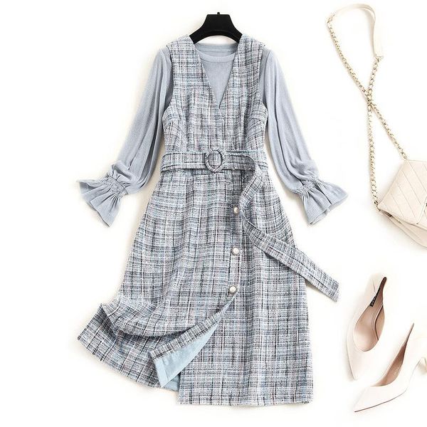 casual dresses women's temperament maxi dress elegant 2021 autumn arrivals base shirt a- line vestido f110 vintage, Black;gray
casual dresses women's temperament maxi dress elegant 2021 autumn arrivals base shirt a- line vestido f110 vintage, Black;gray