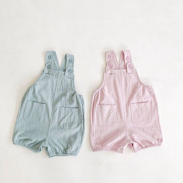 summer baby boys girls rompers clothes bodysuits pure color braces infant bodysuit 210429, Blue
summer baby boys girls rompers clothes bodysuits pure color braces infant bodysuit 210429, Blue