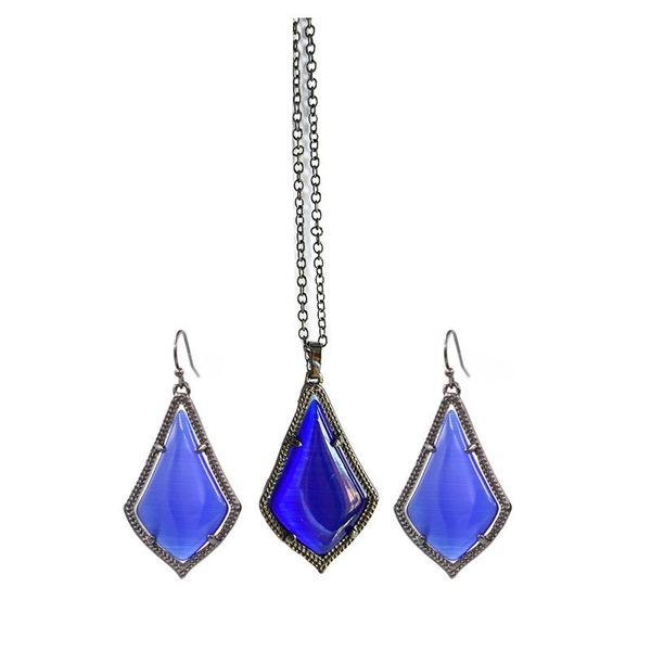 earrings & necklace 2021 designer inspired water drop cat stone statement inlay opals dangle jewerly set for women, Silver
earrings & necklace 2021 designer inspired water drop cat stone statement inlay opals dangle jewerly set for women, Silver