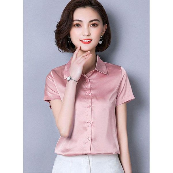 women's blouses & shirts office work wear ol style women spring summer lady casual turn-down collar short sleeve blusas df2674, White
women's blouses & shirts office work wear ol style women spring summer lady casual turn-down collar short sleeve blusas df2674, White