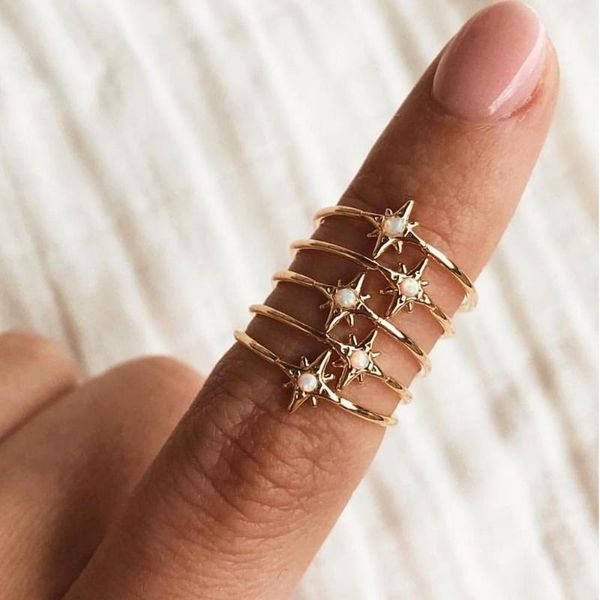 cluster rings 100% 925 sterling silver gold plated vermeil opal star starburst ring minimal delicate women jewelry, Golden;silver
cluster rings 100% 925 sterling silver gold plated vermeil opal star starburst ring minimal delicate women jewelry, Golden;silver