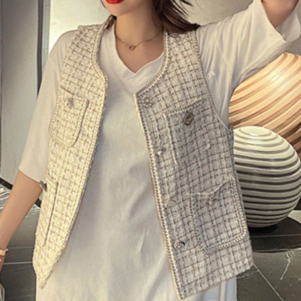smooth white coat women fashions plaid shirts vest upper female spring vintage clothes, Black;brown
smooth white coat women fashions plaid shirts vest upper female spring vintage clothes, Black;brown