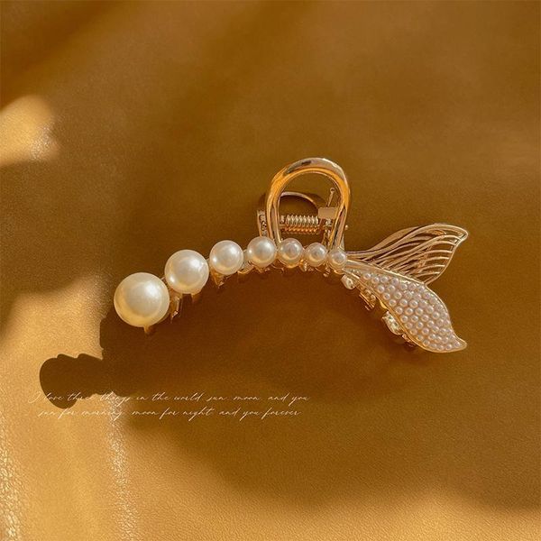 hair accessories 2021 elegant pearls fish tail barrettes clips for women hairpins fashion gifts
hair accessories 2021 elegant pearls fish tail barrettes clips for women hairpins fashion gifts
