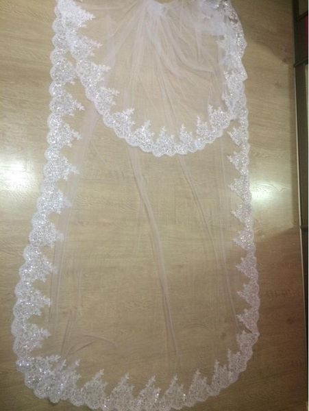 bridal veils highest quality 1.8 meters lengthtwo tiered lace beading edge long luxury wedding veil, Black
bridal veils highest quality 1.8 meters lengthtwo tiered lace beading edge long luxury wedding veil, Black