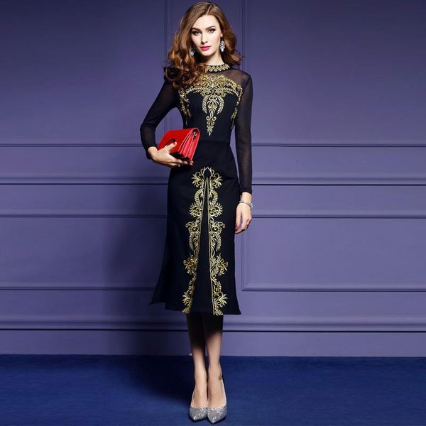 casual dresses luxury embroidery dress festa female elegant black retro robe femme designer mesh vestidos de fiesta noche, Black;gray
casual dresses luxury embroidery dress festa female elegant black retro robe femme designer mesh vestidos de fiesta noche, Black;gray