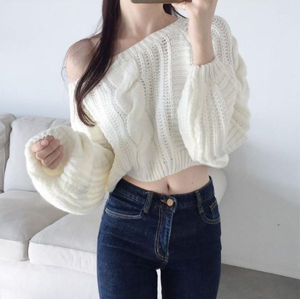 women's sweaters women elegant loose batwing sleeve winter autumn crop sweater solid girls casual bottoming, White;black
women's sweaters women elegant loose batwing sleeve winter autumn crop sweater solid girls casual bottoming, White;black