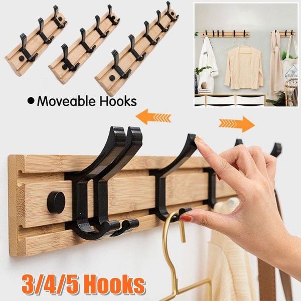 hangers & racks 3/4/5 removable hook wall hanger coat robe hat cloth rack drill-clawless bathroom living room
hangers & racks 3/4/5 removable hook wall hanger coat robe hat cloth rack drill-clawless bathroom living room