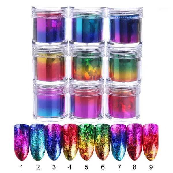 6pcs/lot gradient starry nail foil paper 9 colors transfer stickers manicure accessories art decorations1, Black
6pcs/lot gradient starry nail foil paper 9 colors transfer stickers manicure accessories art decorations1, Black