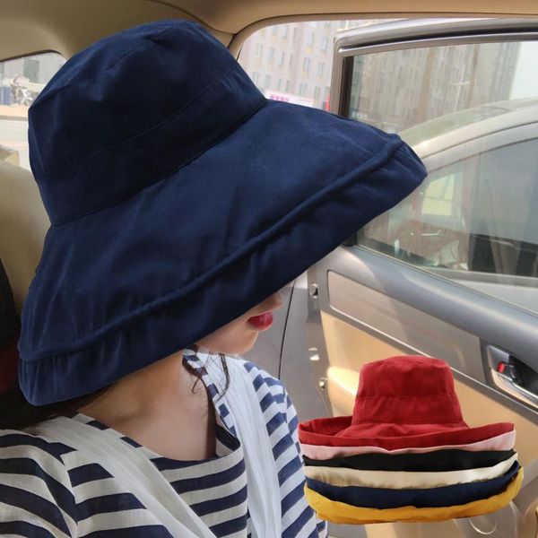 wide brim hats large-brimmed summer for women peach skin fleece fisherman's sun hat, Blue;gray
wide brim hats large-brimmed summer for women peach skin fleece fisherman's sun hat, Blue;gray