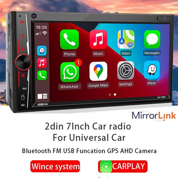 car audio 7'' radio 2din mp3 player mp5 carplay mirrorlink fm am bluetooth 4ahd camera ips stereo for 7" hd
car audio 7'' radio 2din mp3 player mp5 carplay mirrorlink fm am bluetooth 4ahd camera ips stereo for 7" hd