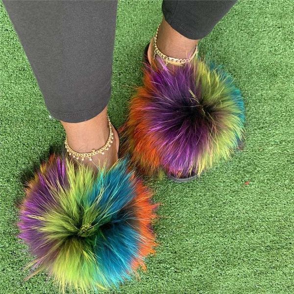women real slippers summer colorful plush slides female fashion fluffy sandals ladies casual furry flip flops big size shoes, Black
women real slippers summer colorful plush slides female fashion fluffy sandals ladies casual furry flip flops big size shoes, Black